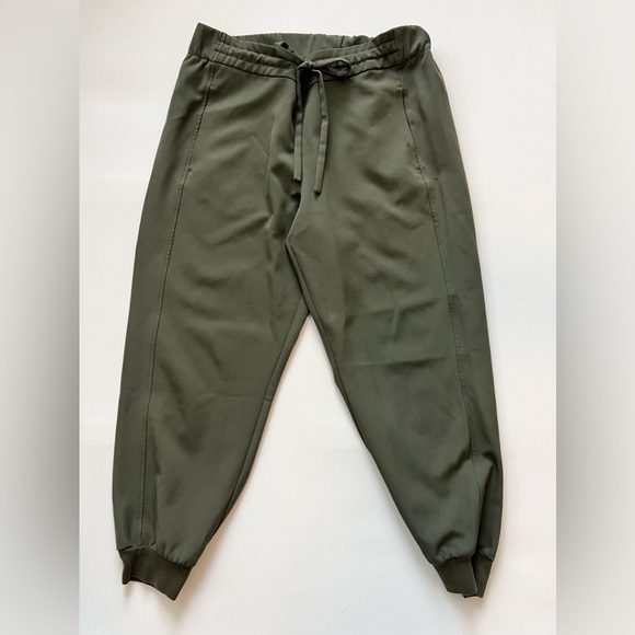 Prologue Olive Army Green Draw String Casual Work Pants - Picture 1 of 3